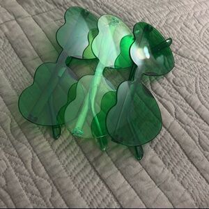 Green Heart-Shaped Sunglasses
